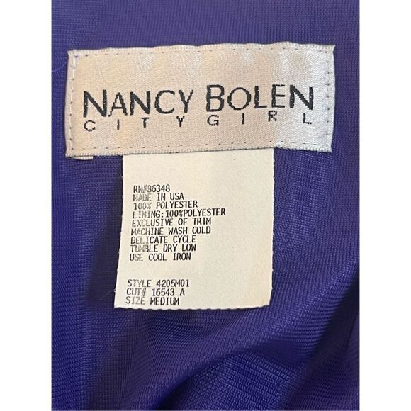 Nancy Bolen Citygirl purple long slit skirt size medium NWT - Picture 5 of 6